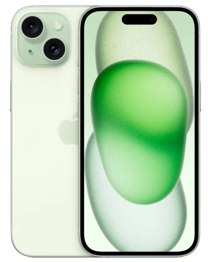 Смартфон APPLE IPHONE 15/128 Гб RAM 6Гб зеленый/Наличие WiFi/Наличие 3G/LTE/Наличие 4G/5G/Only eSIM MTLH3CH/A