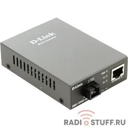 D-Link DMC-F20SC-BXD/A1A WDM медиаконвертер с 1 портом 10/100Base-TX и 1 портом 100Base-FX с разъемом SC (ТХ: 1550 нм; RX: 1310 нм ) для одномодового оптического кабеля (до 20 км)