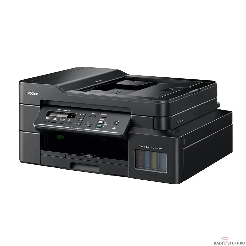 Brother DCP-T720W МФУ, А4, цветной струйный, 17/16,5 стр/мин, 128Мб, дуплекс, ADF20, WiFi, старт.картриджи 2xBK,1xCMY (DCPT720DWR1)