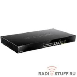 D-Link DMS-1100-10TP/A1A Настраиваемый коммутатор с 8 портами 100/1000/2.5GBase-T и 2 портами 10GBase-X SFP+ (8 портов с поддержкой PoE 802.3af/at (30 Вт), PoE - бюджет 240 Вт)