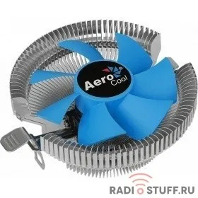 Устройство охлаждения(кулер) Aerocool Verkho A Soc-FM2+/AM2+/AM3+/AM4 4-pin 11-29dB Al 100W 230gr Ret