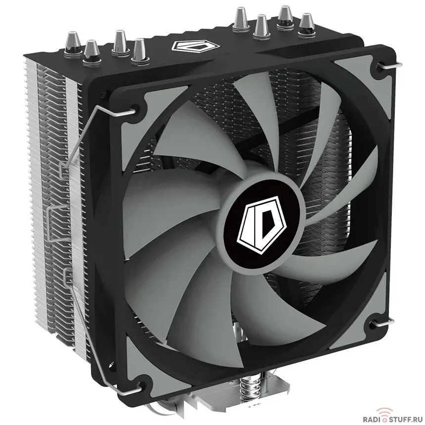 ID-COOLING SE-224-XT Basic LGA20XX/1700/1366/115X/AM4/AM3/+/AM2/+/FM2/+/FM1 (10шт/кор, TDP 180W, PWM, 4 тепл.трубки прямого контакта, FAN 120mm) RET