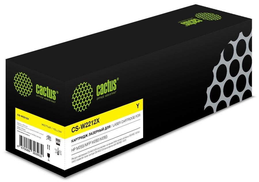 Картридж YELLOW /M255/MFP M282 2.45K CS-W2212X CACTUS