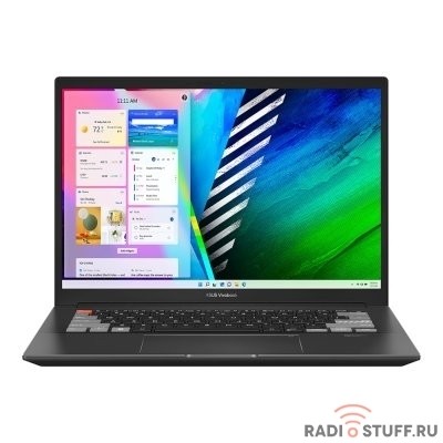 ASUS VivoBook Pro 14 OLED M7400QE-KM117  [90NB0V51-M004H0] Black 14" {OLED yzen 7-5800H/16G/512G SSD/RTX 3050Ti 4G/noOs}