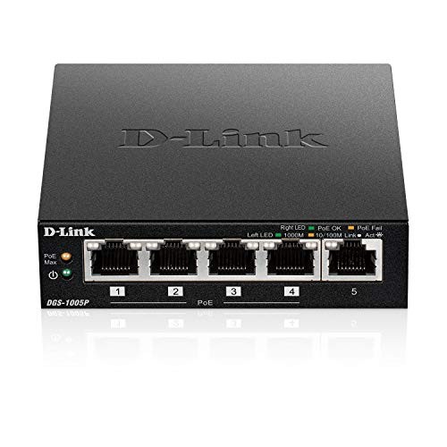 D-Link DIS-100G-5SW/A1A Промышленный неуправляемый коммутатор с 4 портами 10/100/1000Base-T, 1 портом 1000Base-X SFP, функцией энергосбережения и поддержкой QoS