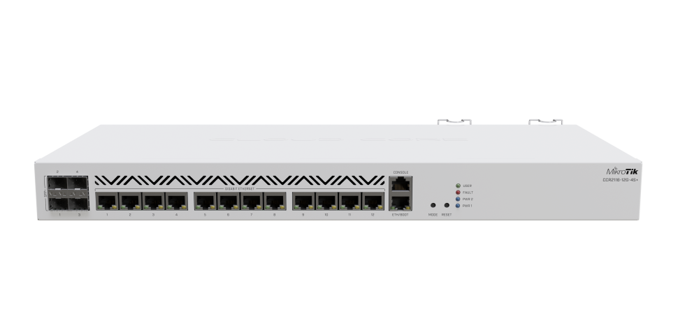 MikroTik CCR2116-12G-4S+ маршрутизатор 